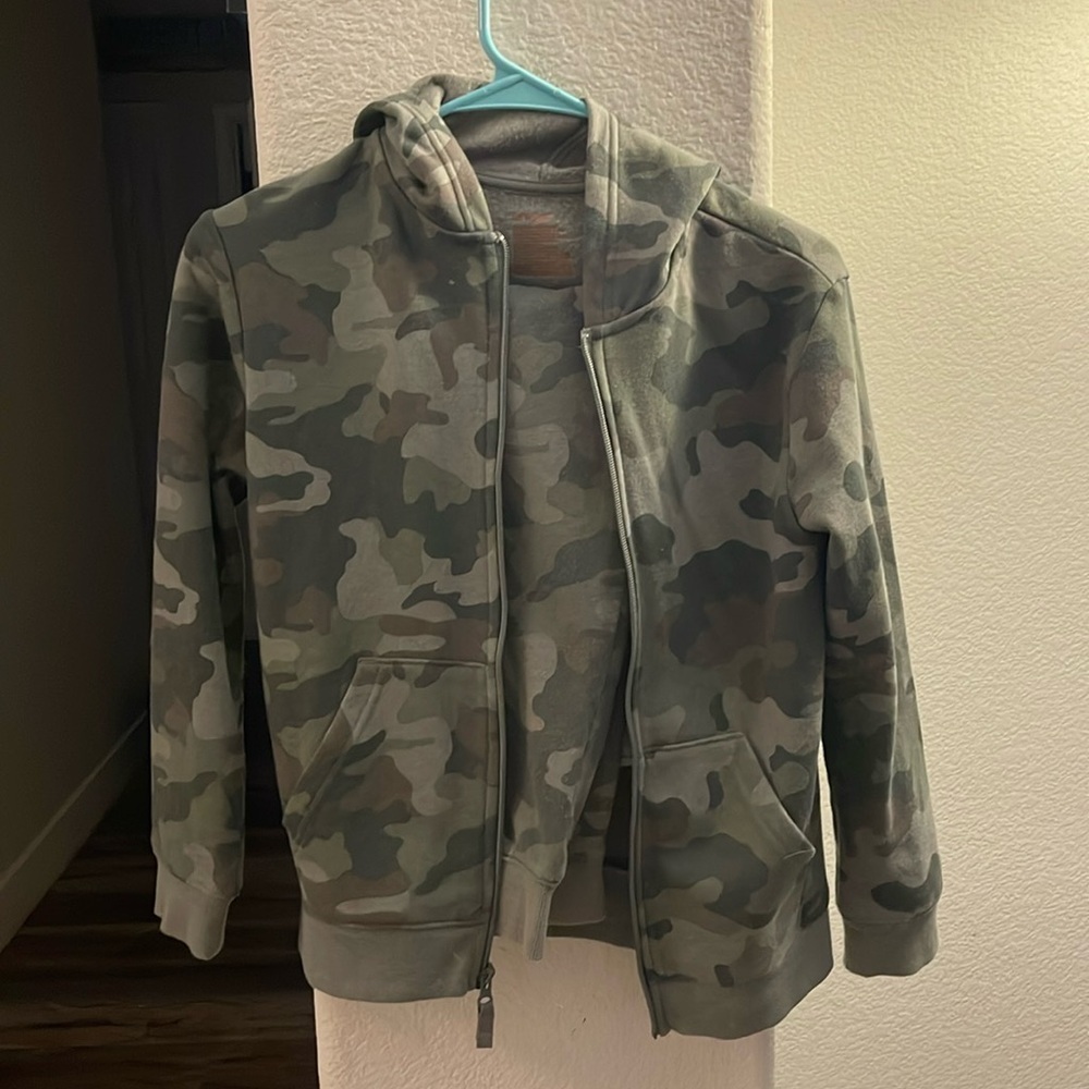 Zip up jacket & sweats Matching Camo set